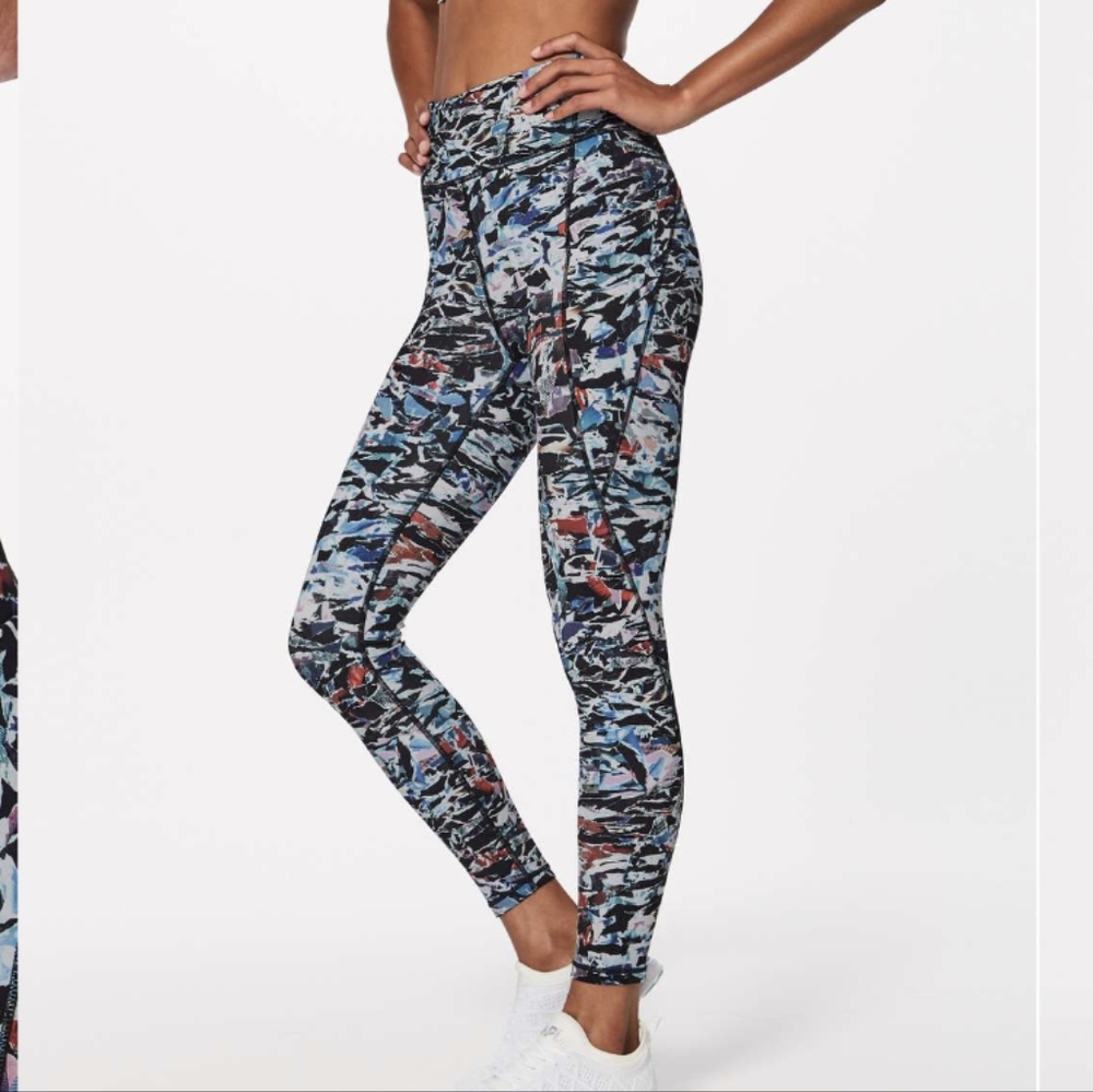 Lululemon Break Free Tight (25")Culture Clash Starlight Black
